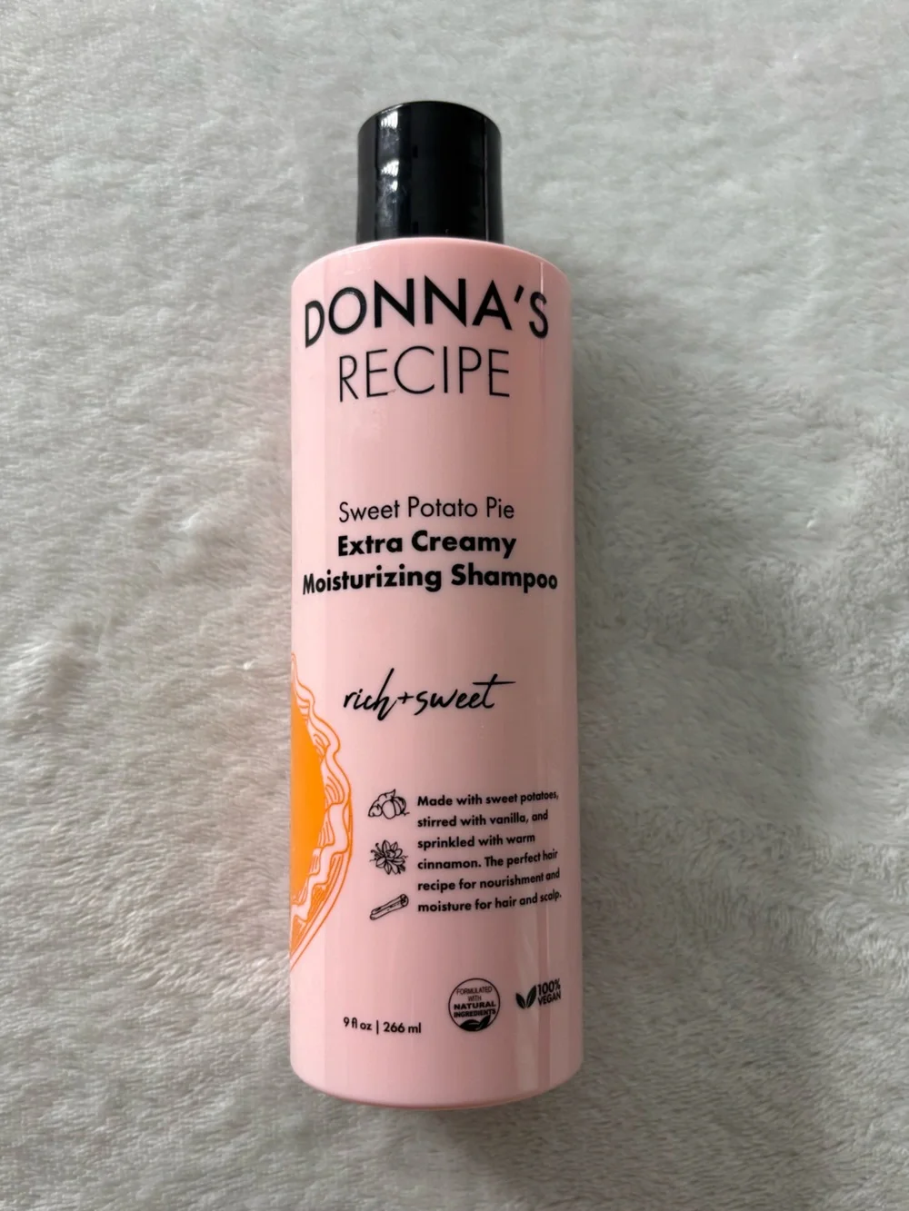 Donna's Recipe Sweet Potato Pie Extra Creamy Shampoo 9 fl oz